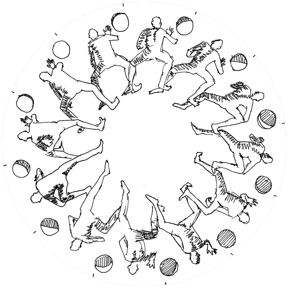 Image of Augmented Phenakistoscope: crawling out of the crib