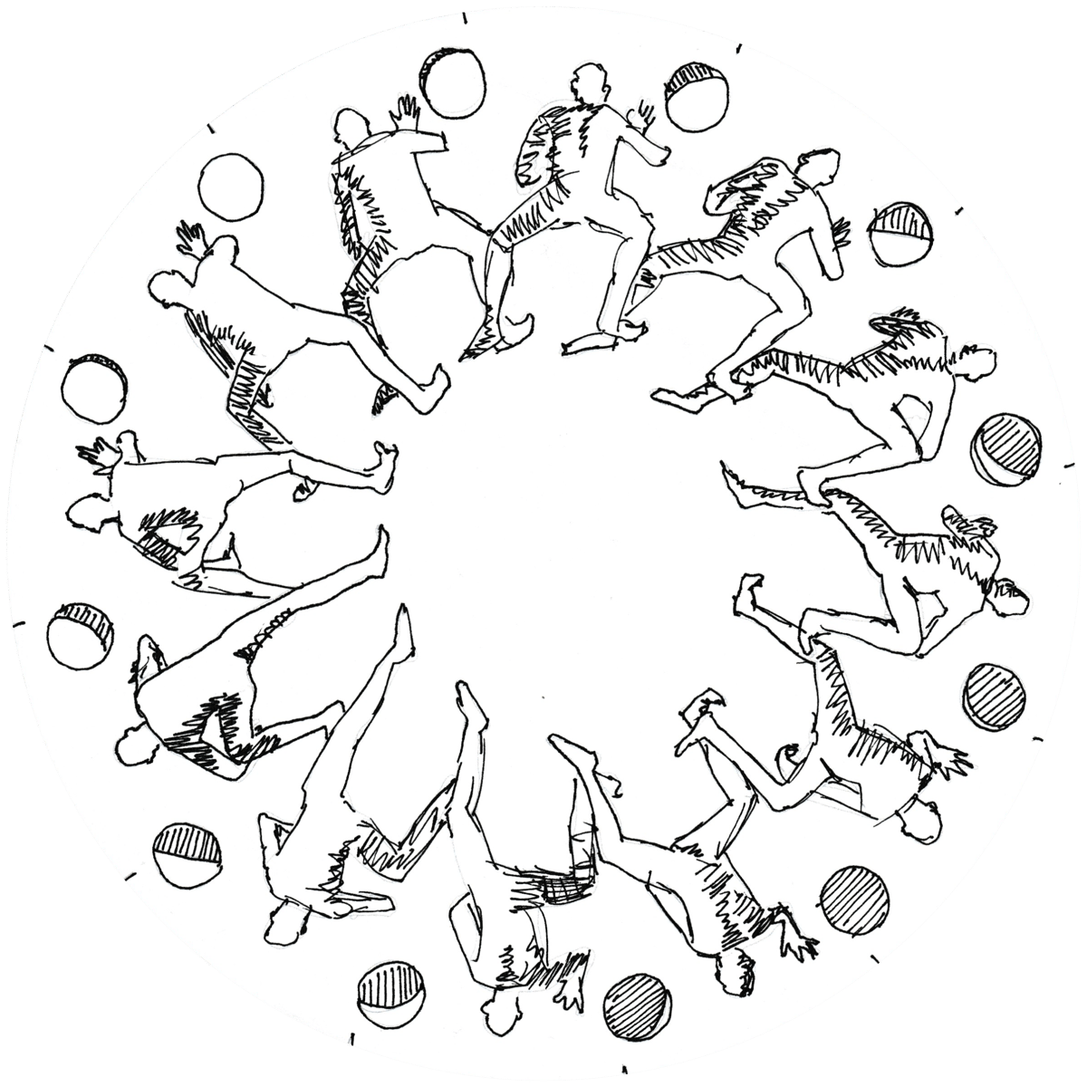 Image of Augmented Phenakistoscope: crawling out of the crib