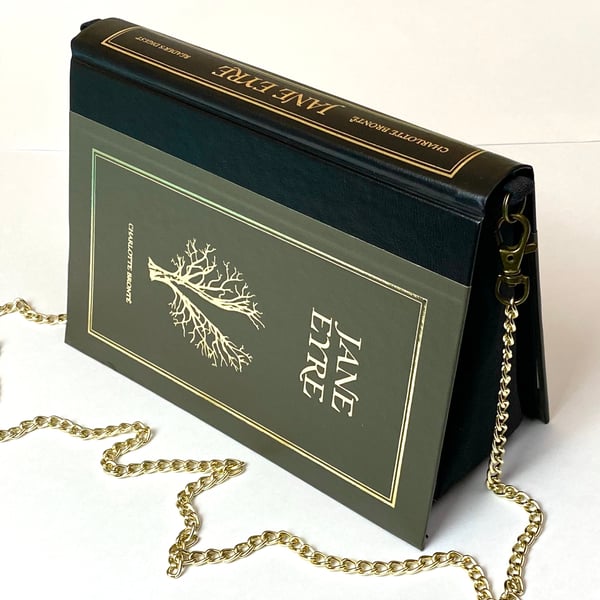 Image of Jane Eyre Grey Book Purse