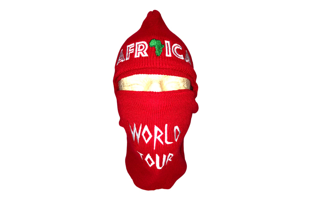 Image of World Tour “Africa” Ski Mask Red