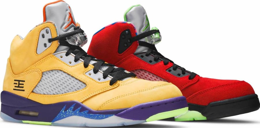 Image of Nike Retro Air Jordan 5 "What the" Sz 9.5
