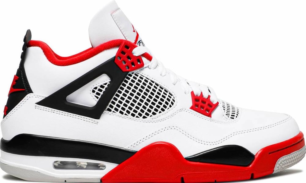 Image of Nike Retro Air Jordan 4 "Fire Red" 