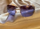 Image 4 of Purple 90’s Chanel Sunglasses