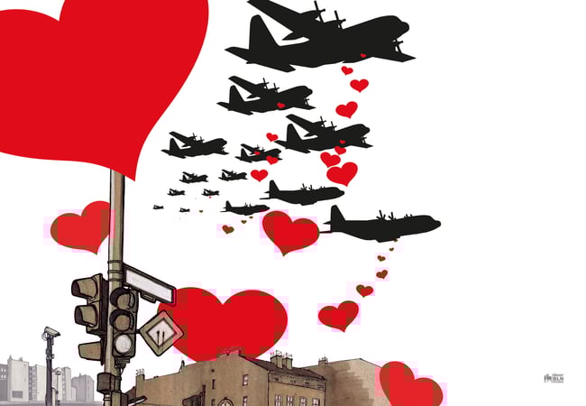 "Bomb Love / Berlin" | Big Print