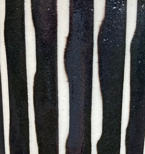 Image of Black Ceramic Cutlery Drainer