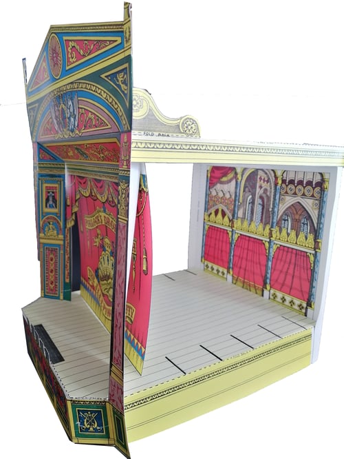 Image of Teatrillo de Papel - Paper toy Theatre - Teatrino di carta - Théâtre de papier