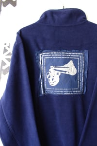 Image of save up pull over sweater in navy 