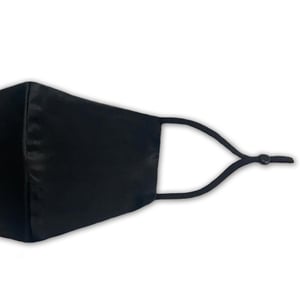 Image of Solid Silk Adjustable Mask