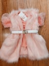 Pink Faux Fur Vest 