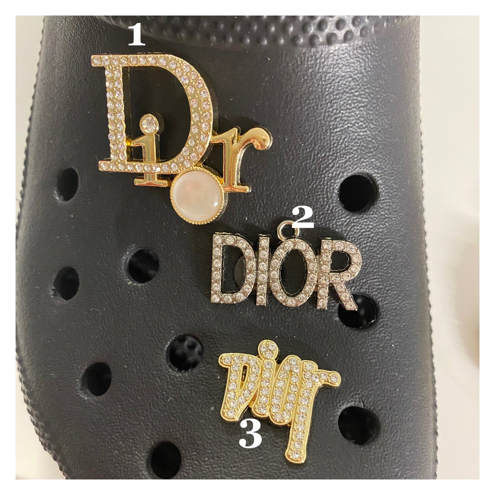 dior croc charms