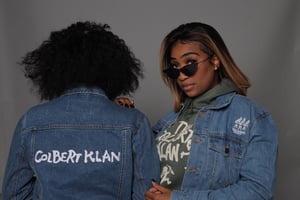 Image of Denim Blue Colbert Klan Jean Jacket.