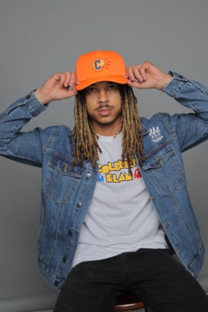 Image of Denim Blue Colbert Klan Jean Jacket.