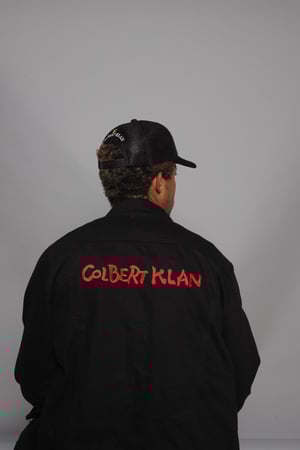 Image of Black denim Colbert Klan Jean Jacket 