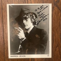Warren Zevon - Signed - 8 X 10 glossy! 