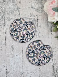 Image 1 of Summer Minnie Car Coasters - 2 pack