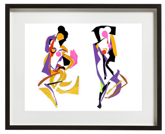 Image of Art Prints Figures and Plants