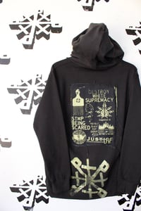 Image of not for the weak hearted hoodie in black 