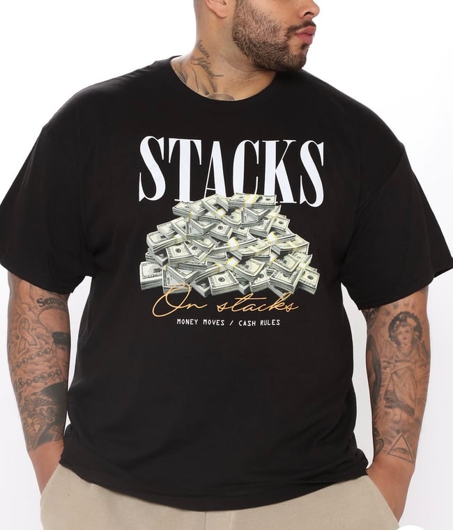 MONEY STACK$ TEE | PinkyRoźey