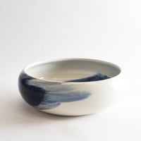 Image 1 of indigo serving vessel