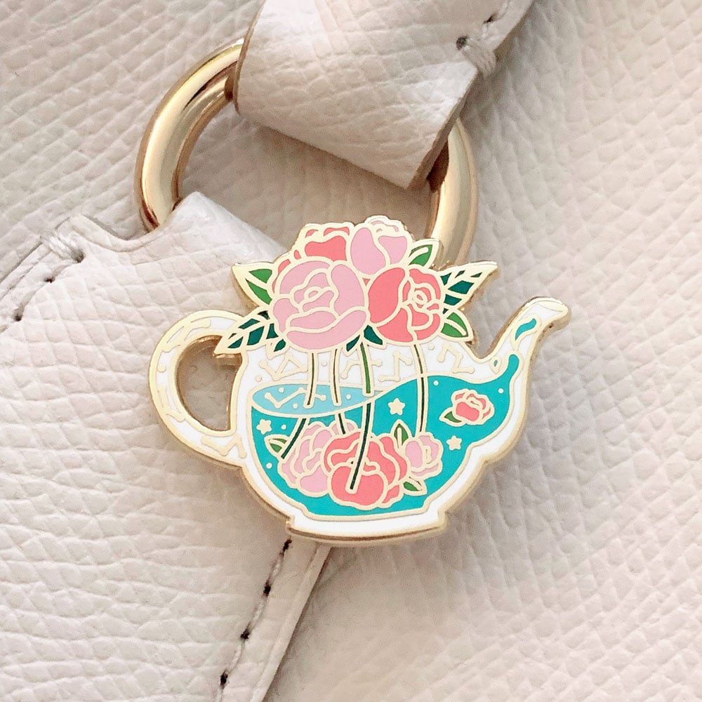 Floral Tea Pin