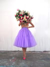 Jupe tutu lilas mi longue