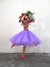 Jupe tutu lilas mi longue