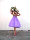 Jupe tutu lilas mi longue