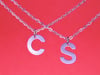 Stainless Steel Letter Initial Pendant Necklace