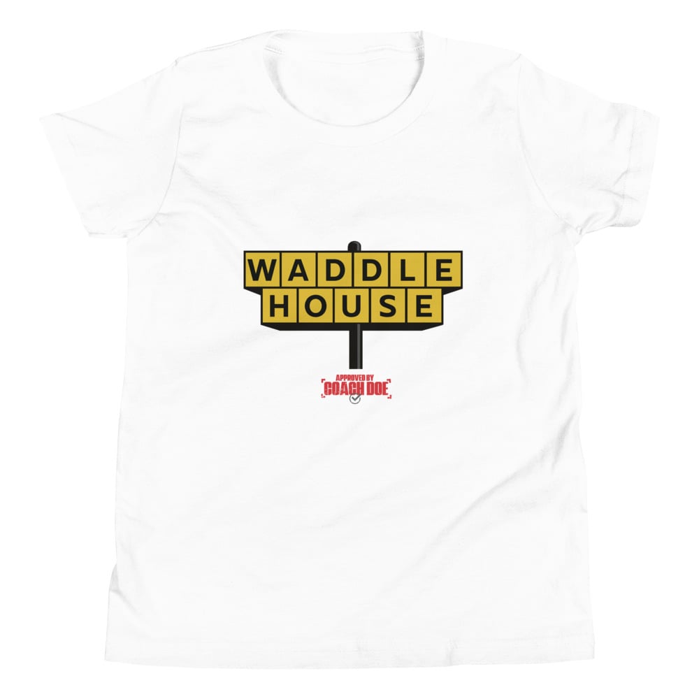 Youth Waddle House Tee (White)  The unOFFICIAL Assistant Coaches