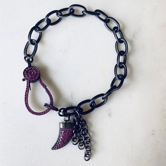 Image of Shark Tooth Chain Bracelet