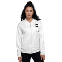 Image 4 of Heart Anthem Unisex Bomber Jacket