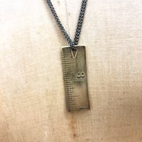 Image 4 of vintage ruler necklace