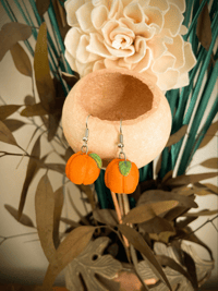 Pumpkin Earrings