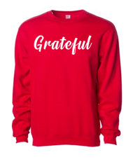 Grateful Sweatshirt -Red