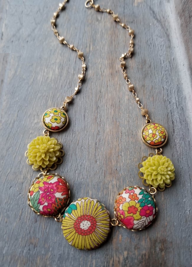 Lively Liberty of London Print Necklace