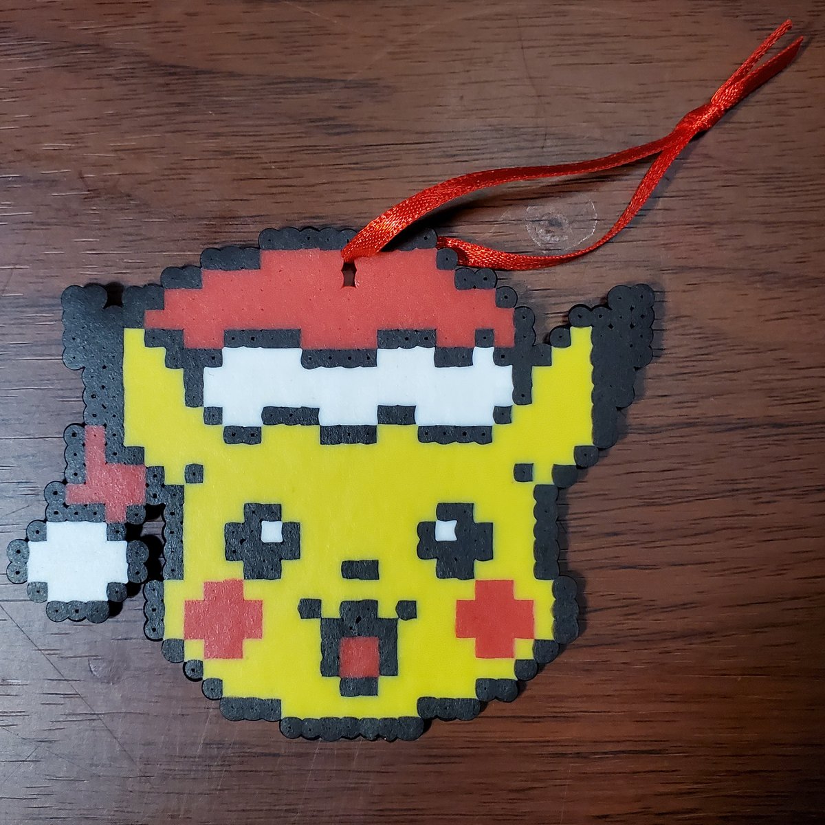 Pokemon Christmas Bead Art Four Inch Shoponline Pikachu Lithogram