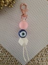 Evil Eye keyrings/bag tags