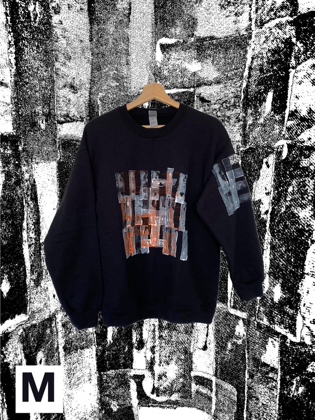 MOVEMENTS black felpa girocollo