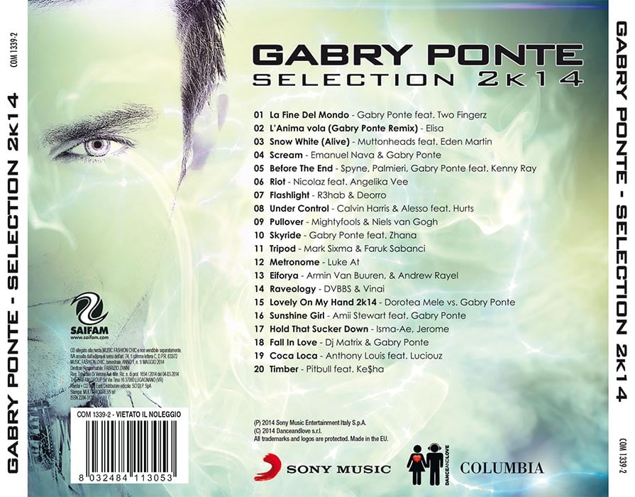 COM1339-2 // GABRY PONTE - SELECTION 2K14 (CD COMPILATION)