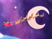 Image of Santa Post: Santa's flying sleigh