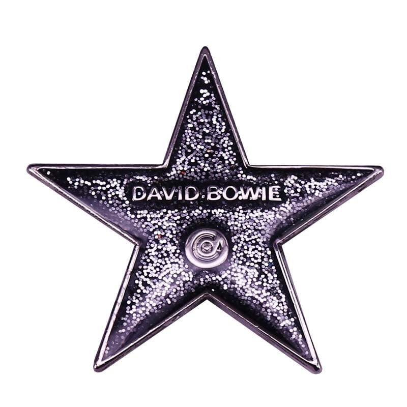 Blackstar Glitter Bowie Badge