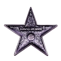 Image 1 of Blackstar Glitter Bowie Badge
