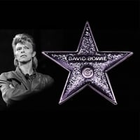 Image 3 of Blackstar Glitter Bowie Badge