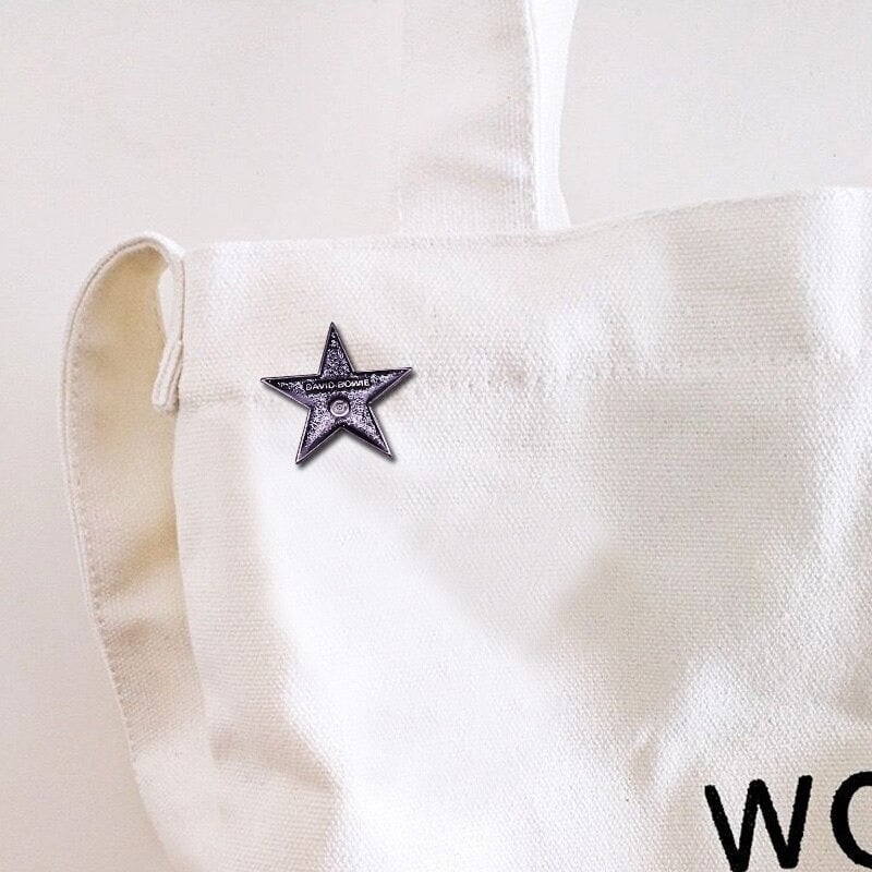 Blackstar Glitter Bowie Badge