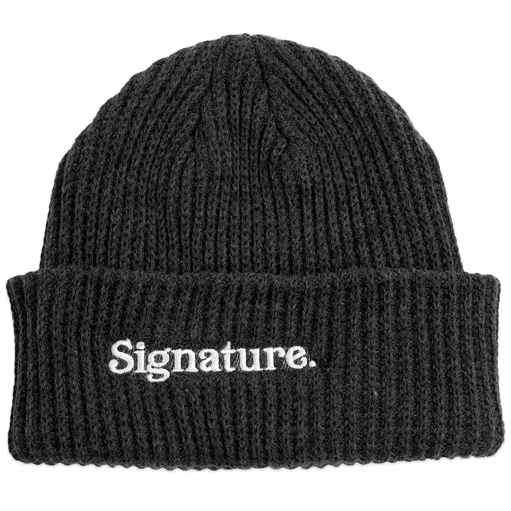 Image of LOGO BEANIE - CHARCOAL