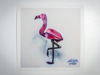 Image 3 of The Flamingo Giclee Print