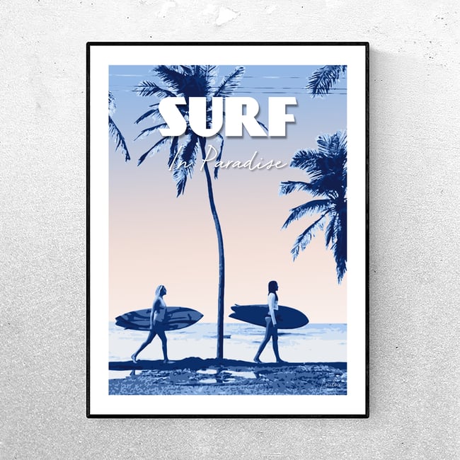 Affiche SURF In Paradise - 3 versions