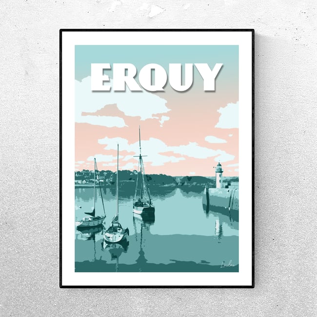 Affiche Erquy - 2 versions