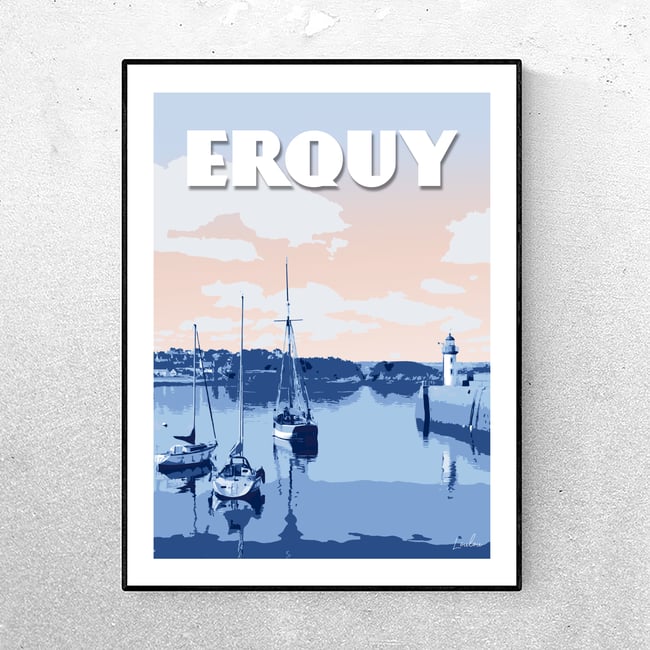 Affiche Erquy - 2 versions