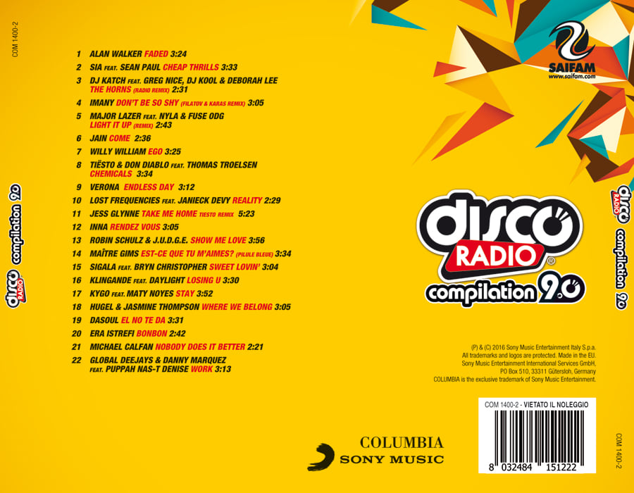 COM1400-2 // DISCORADIO COMPILATION 9.0 (CD COMPILATION)